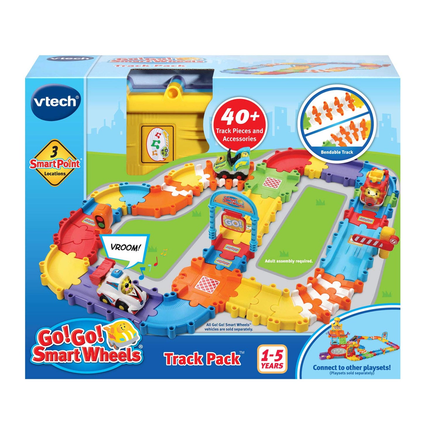 Vtech Go! Go! Smart Wheels Track Pack , Multicolor
