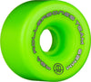 Rollerbones Recreational Roller Skate Wheels Set of 8, 62mm, Green, Model WRBARB26298G8
