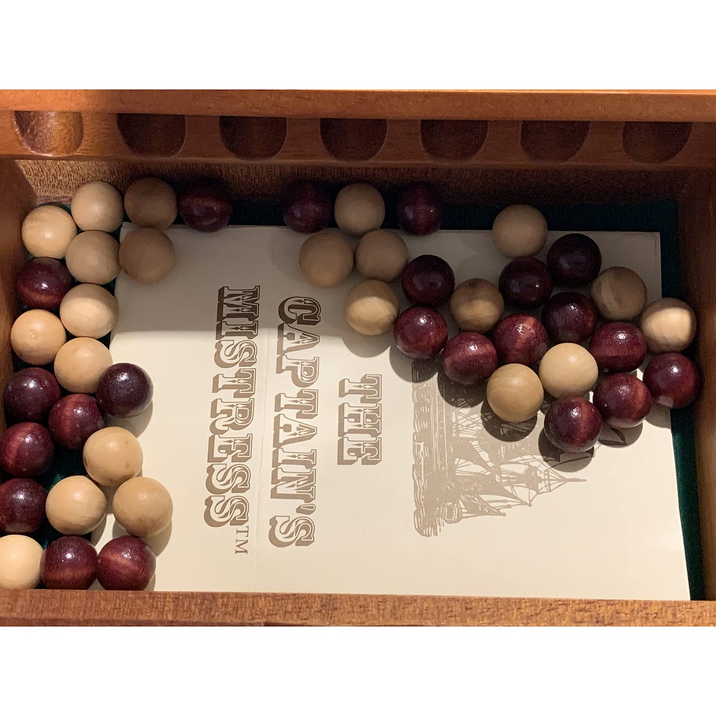 We Games Wood Captain'S Mistress (4-In-A-Row) Connect Game