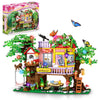 Wingift 840 Piece Tree House Building Sets,Girls Creative Forest House Building Blocks Kit,Stem Friends Friendship Tree House With Swing Animals Flowers,Christmas Birthday Gifts For Girl Boy Age 6-12+
