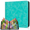 Old Canal Trading Card Binder 12 Pocket Card Album Folder Hold Up to 720 Cards enhanced and Durable Zipper Binder Cards Holder Album for MTG TCG Baseball Cards Football Cards (Tiffany Blue)