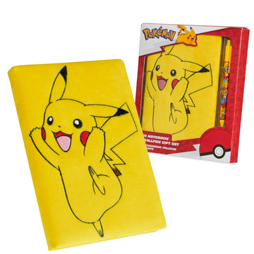 Pokemon Stationery Supplies Set - Kids Diary With Lock, Notebook,Pens - Gifts For Boys (Notebook/Ballpen Set)