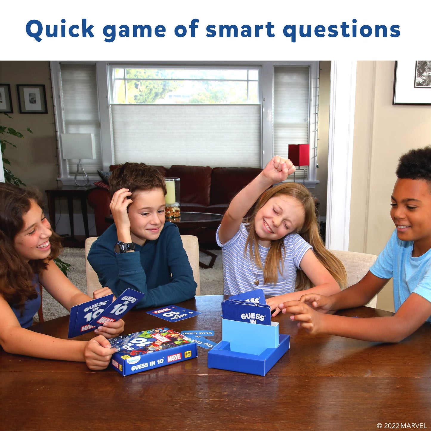 Skillmatics Guess In 10 Marvel, Easter Basket Stuffers, Card Game For Boys, Girls, Teens, Adults Who Love Avengers, Spiderman, Iron Man, Travel Game, Gifts For Ages 8, 9, 10 And Up