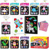FUNNYB&G Foil Art Party Favors for Kids - 24 Pack Foil Art Crafts Kits Coloring Books, Goodie Bag Stuffers Party Favors for Kids