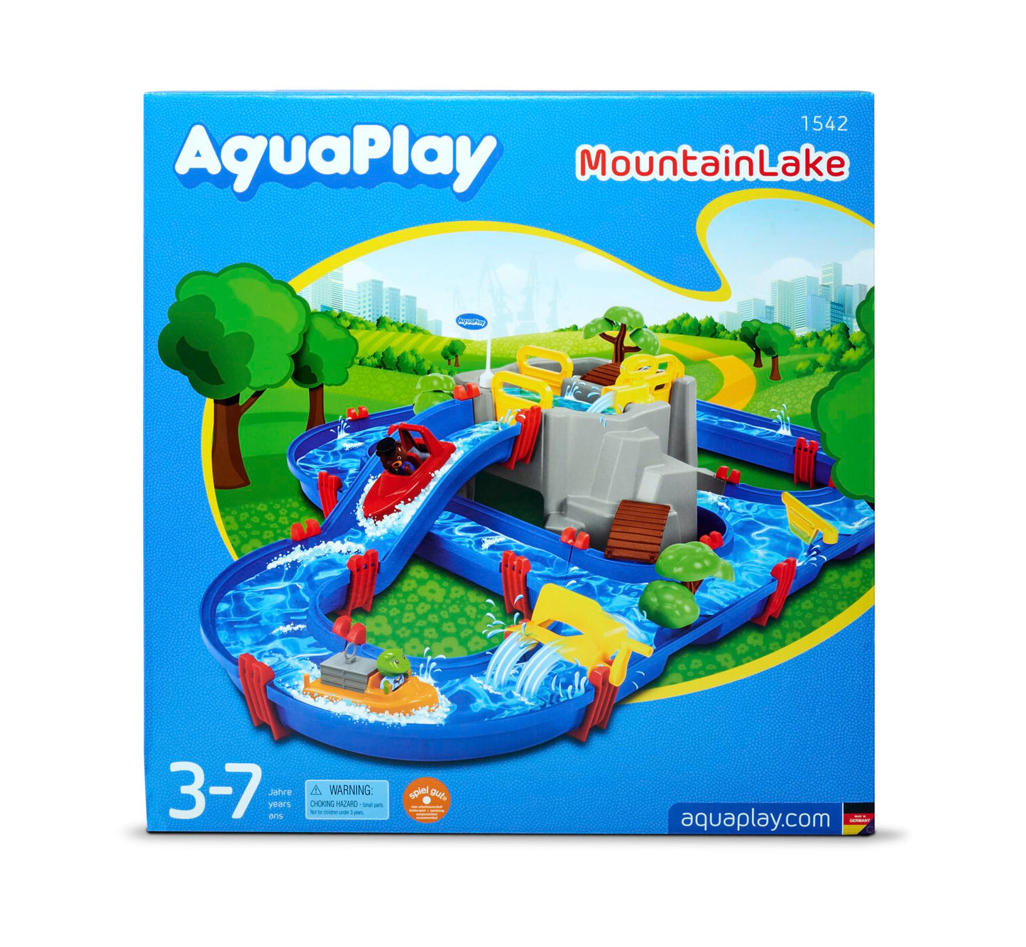 AquaPlay Mountain Lake Water Playset - Large Blue Plastic Model 8700001542