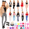Doll Clothes And Accessories Doll Including 2 Chill Modern Suits 2 Tops 2 Pants Fashion Outfits 2 Chic Dresses 11 Handbag 10 Shoes 2 Glasses For 11.5 Inch Girl Dolls Fashion Dress Up Set