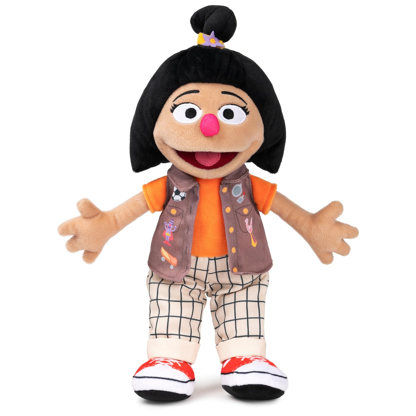 Gund Sesame Street Official Ji-Young Plush, Premium Plush Doll For Ages 1 & Up, 13