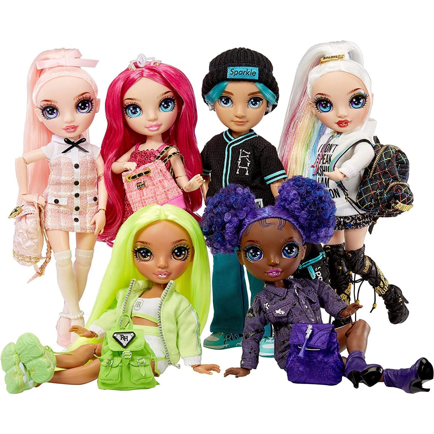 Rainbow High 9" Amaya Raine Fashion Doll with Accessories - Multicolor, Posable, Model 582953PEUC, Ideal Gift for Kids Ages 6-12