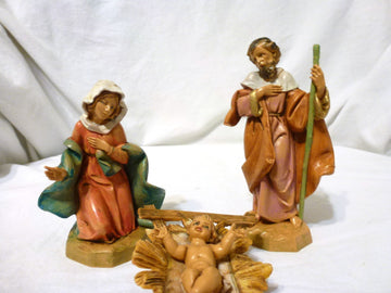 Fontanini by Roman Classic Holy Family Nativity Set, 3-Piece, 5-Inch Each