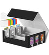Newloop 6-Window Display Trading Cards Storage Box 2400+ Tcg Commander Deck Case With 6 Card Holders For Magic The Gathering Ptc