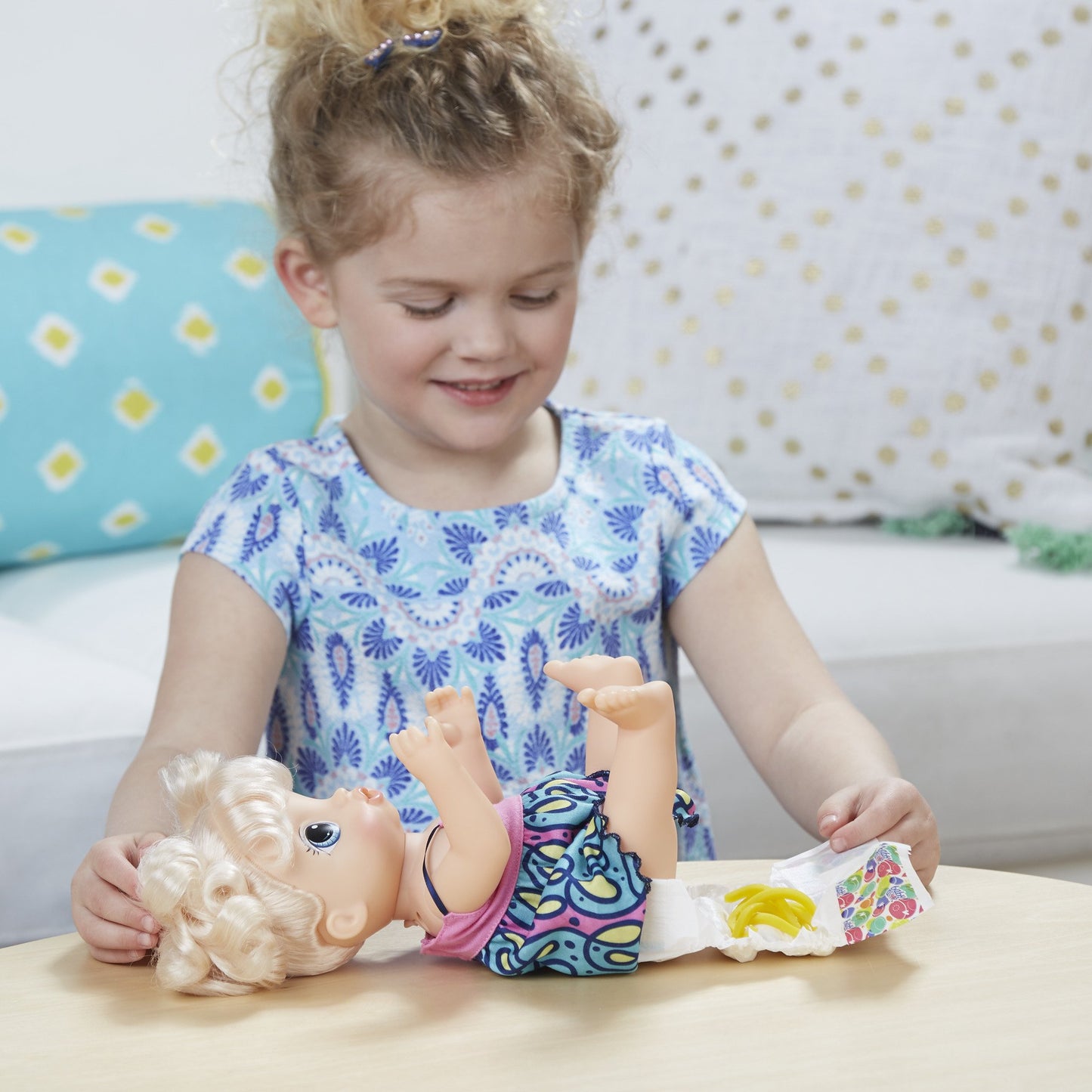 Baby Alive Snacking Noodles Baby Blonde Doll