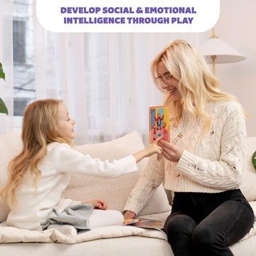 Who What Why Conversation Cards For Kids - Learning Activity For Social Skills, Emotional Intelligence & Critical Thinking - Edu