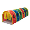 Pacific Play Tents 95200 Kids Super Sensory 9-Foot D Style Institutional Crawl Play Tunnel, 9' X 30'' X 30'', Multicolored