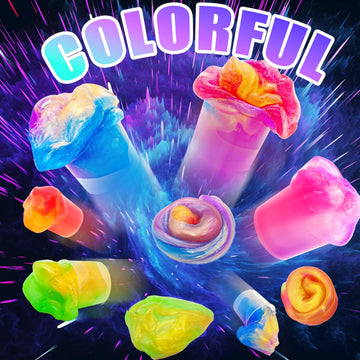 Fervfes 48 Packs Unicorn Galaxy Slime, Colorful Sludgy Gooey Fidget Galaxy Slime Kit For Sensory And Tactile Stimulation, Prize,