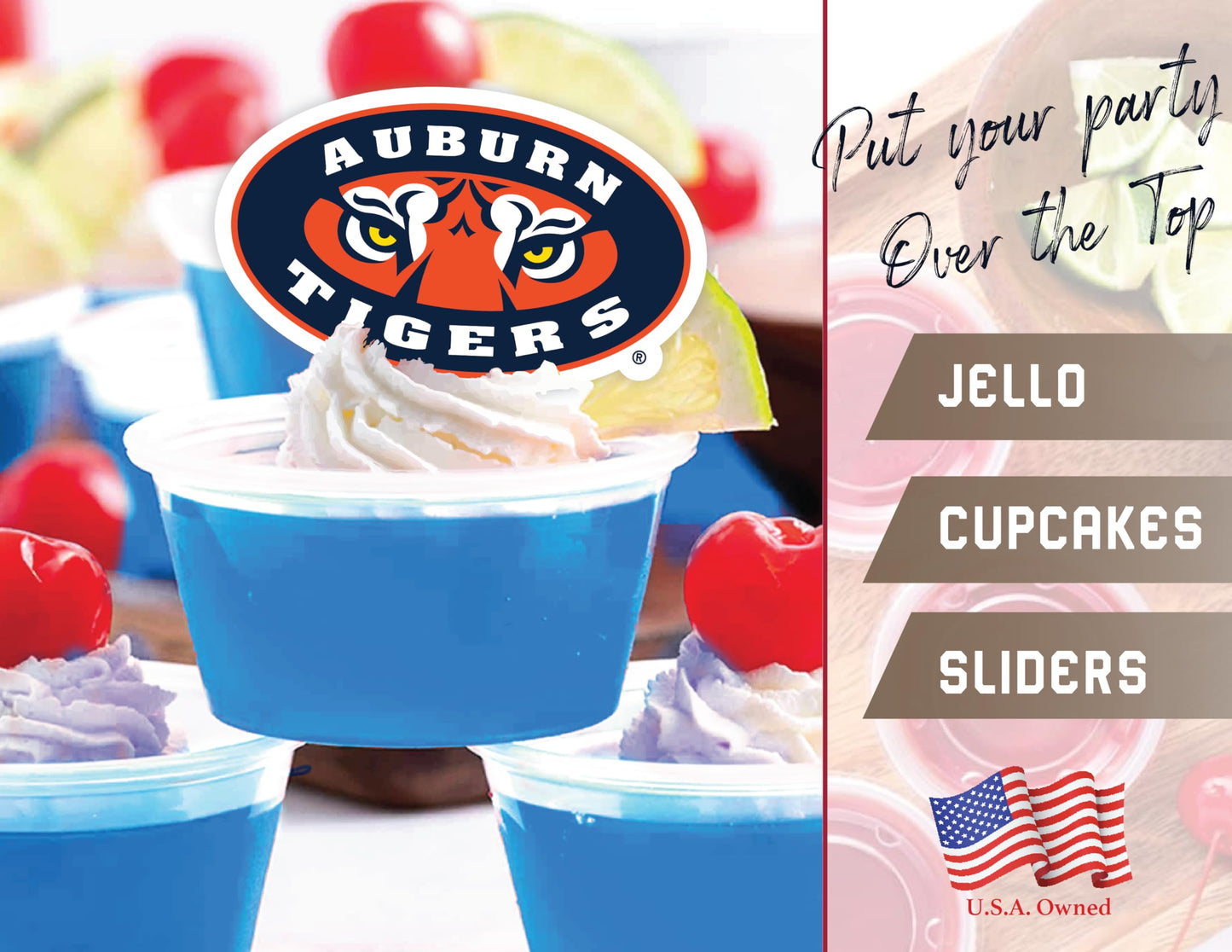 Auburn Tigers Party Supplies (42 Pieces) For Auburn University Graduation, Tailgating And Birthday Party Decorations With Banner