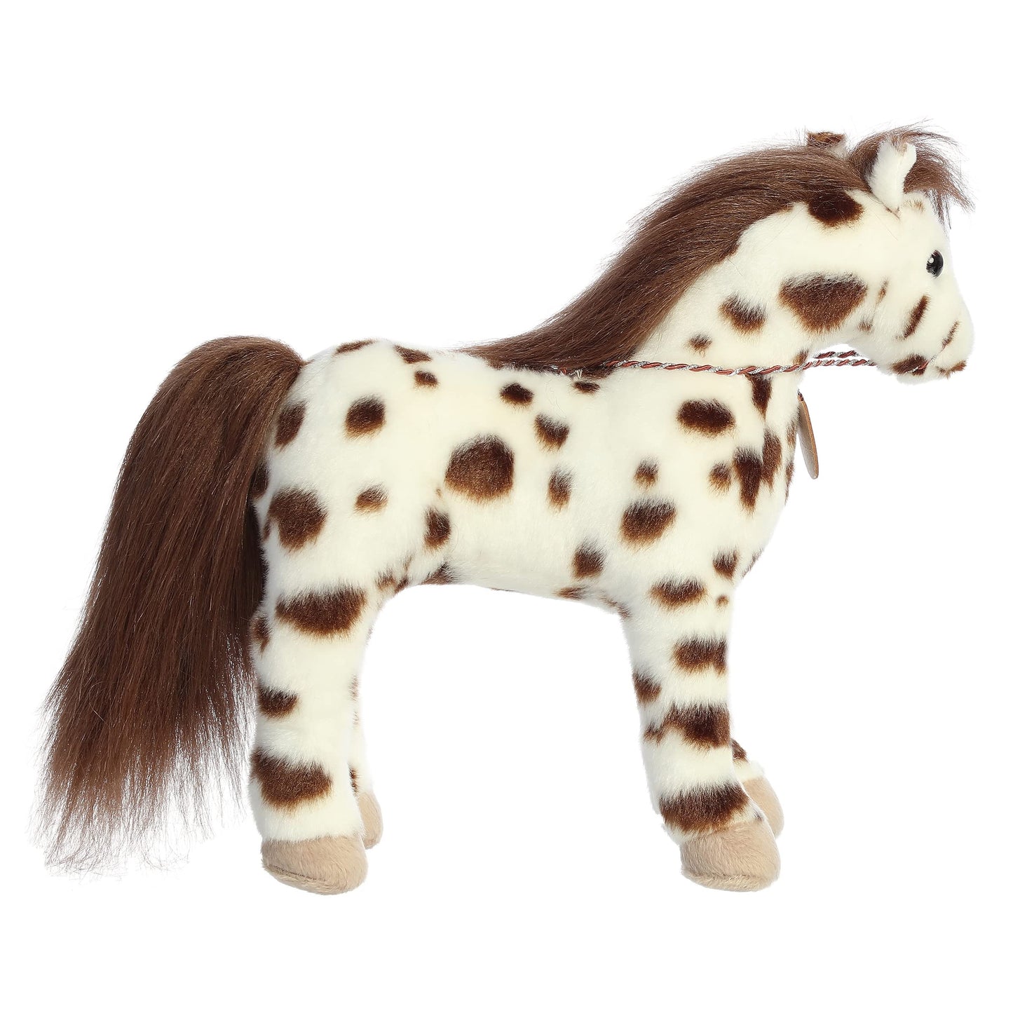 Aurora® Exquisite Breyer® Showstoppers Knabstrupper Stuffed Animal - Realistic Detailing - Imaginative Play - White 13 Inches