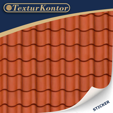 3 Sheets Self-Adhesive Roof Tiles and Shingles for Dollhouses Scale 1:12 (Roof Tiles Clay 3)