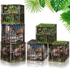 Fuutreo 6 Pcs Dinosaur Birthday Party Supplies Party Favor Boxes 12 x 12 x 12 Inch Table Centerpieces Dinosaur Theme Decorations