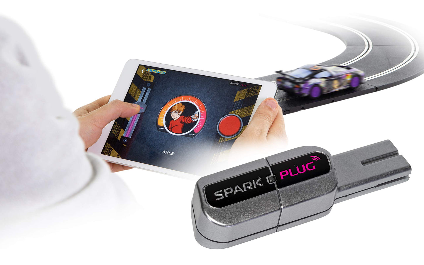 Scalextric Spark Plug Dongle For Wireless Phone Controller For 1:32 Slot Car Racing C8333