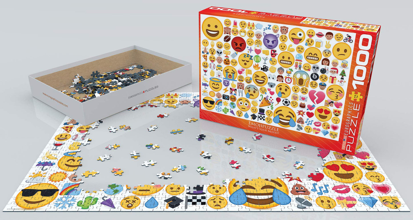 Eurographics Emoji What'S Your Mood? (1000 Piece) Puzzle