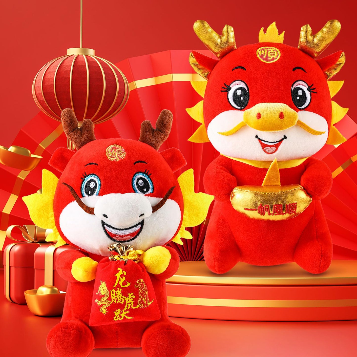 Lankybox Official Merch - 8' Boxy Plush Toy - Stuffed Plushies For Kids - Original Lanky Box Boxy Plushy - Foxy And Boxy Plush