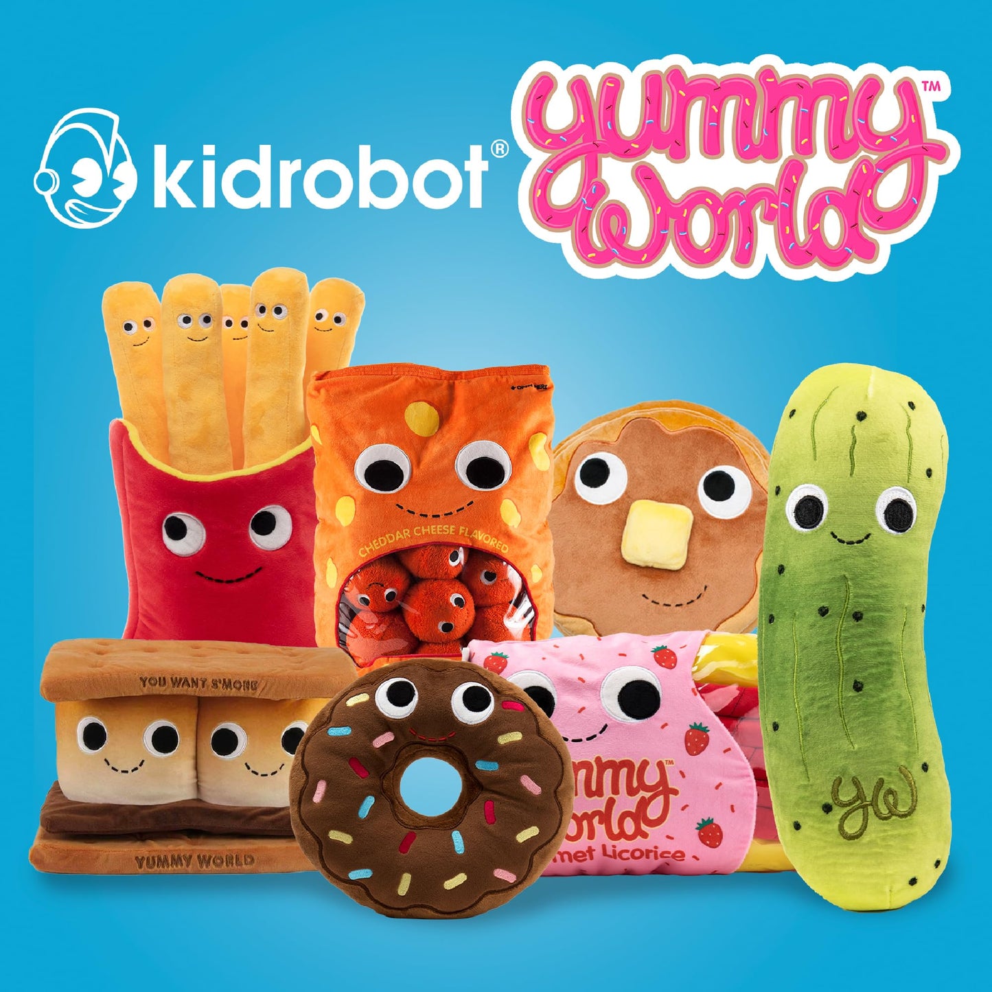 Kidrobot Yummy World Breezy And The Twists Licorice Candy Plush