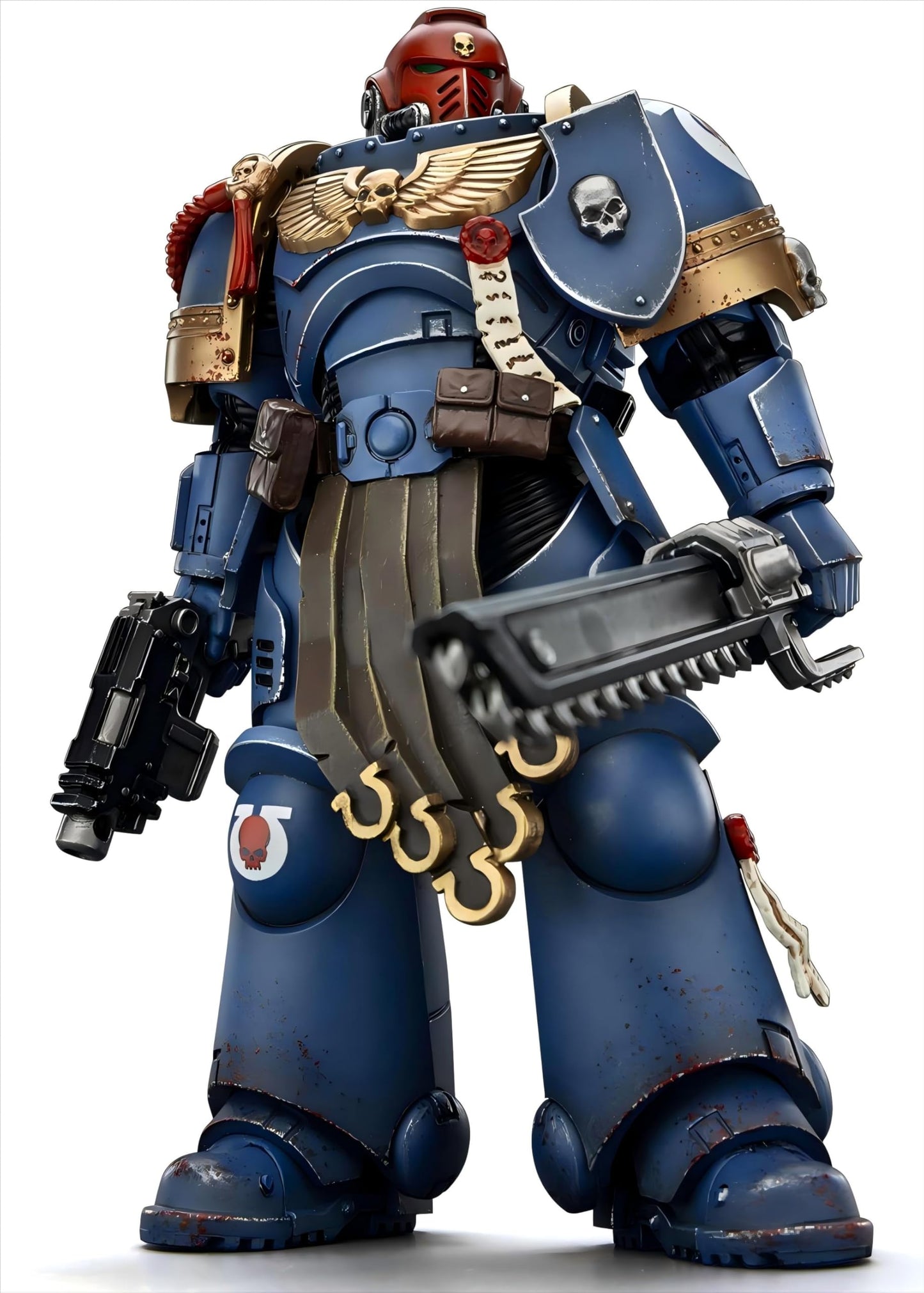 Joytoy Warhammer 40K 1/18 Action Figures - Ultramarines Sergeant Gadriel-Collectors Edition Perfect For Collectors & Decor - Ide