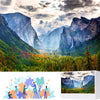 Jigsaw Puzzles For Adults, 1000 Pieces National Park Puzzles, Nature Landscape Mountain Scene National Park Challenging Puzzle Perfect For Family Activity Game Nights Gifts(Yosemite National Park)