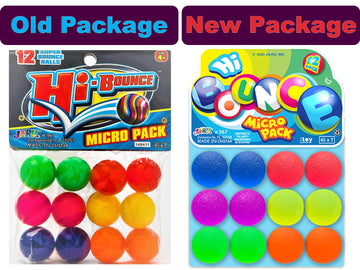 2Chill Super Hi Bounce Balls (2 Packs Of 12 Balls Each) Small Toys Party Favors For Kids Racketball. Giveaways Gift & Prize Toy Bouncy Balls For Kids Ball Gift Set 967-2S