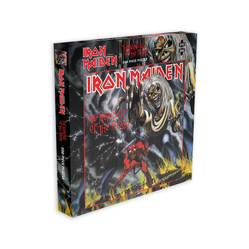 RockSaws Iron Maiden Jigsaw Puzzle - The Number of The Beast, 500 Pieces, 16 x 16 inches, Paperboard, Model RSAW001PZ