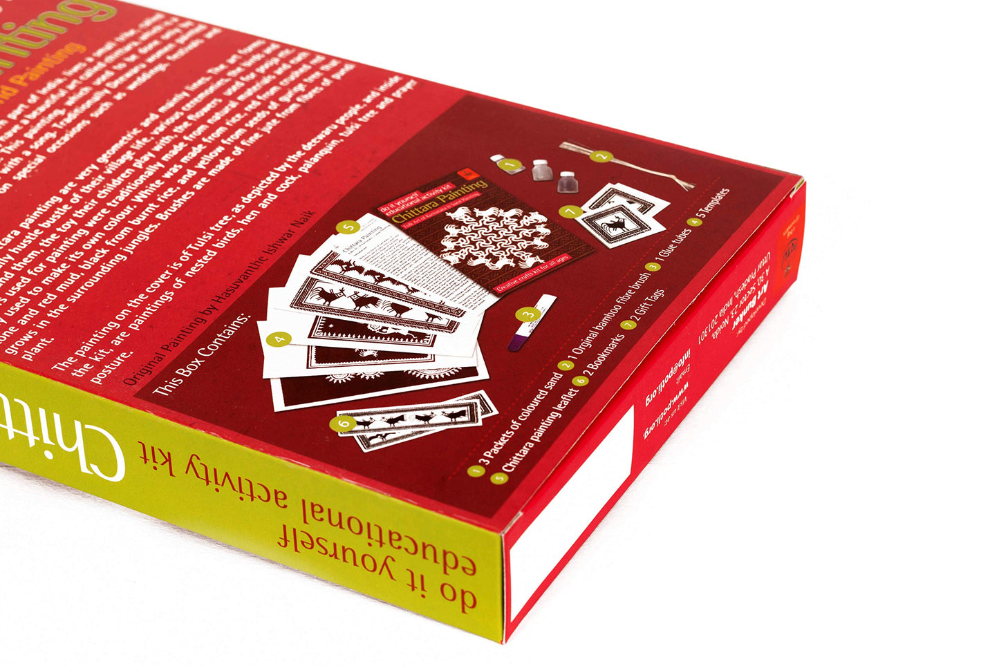 POTLI a bag of wonders DIY Educational Art Kit for Children I Chittara Painting of Karnataka| Art and Craft for Girls and Boys I
