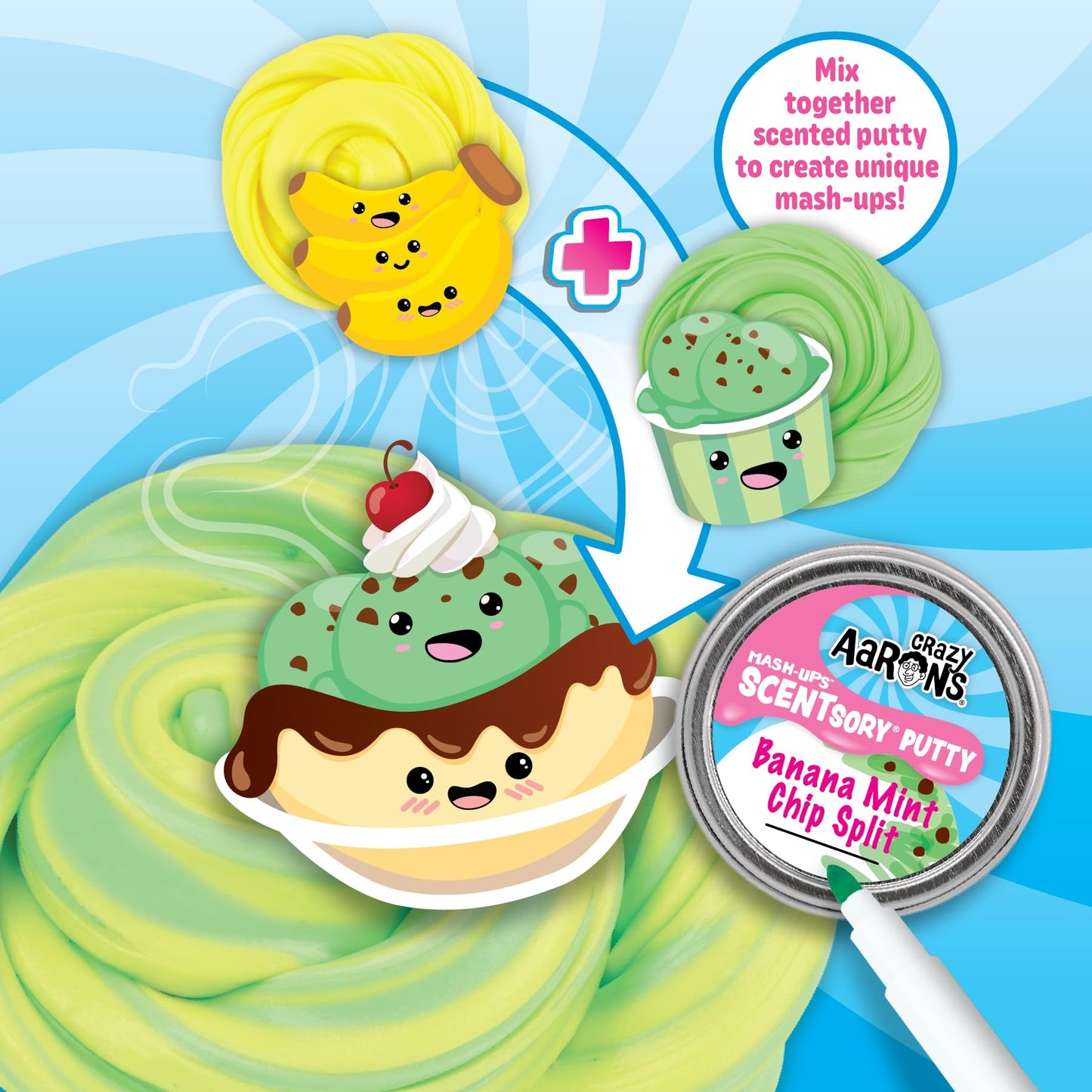 Crazy Aaron'S® Mixed By Me Scentsory(Tm) Putty Mash-Ups