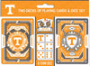 Masterpieces Game Day - NCAA Tennessee Volunteers 2-Pack Playing Cards & Dice Pack - Officially Licensed Set for mature-themeds and Family