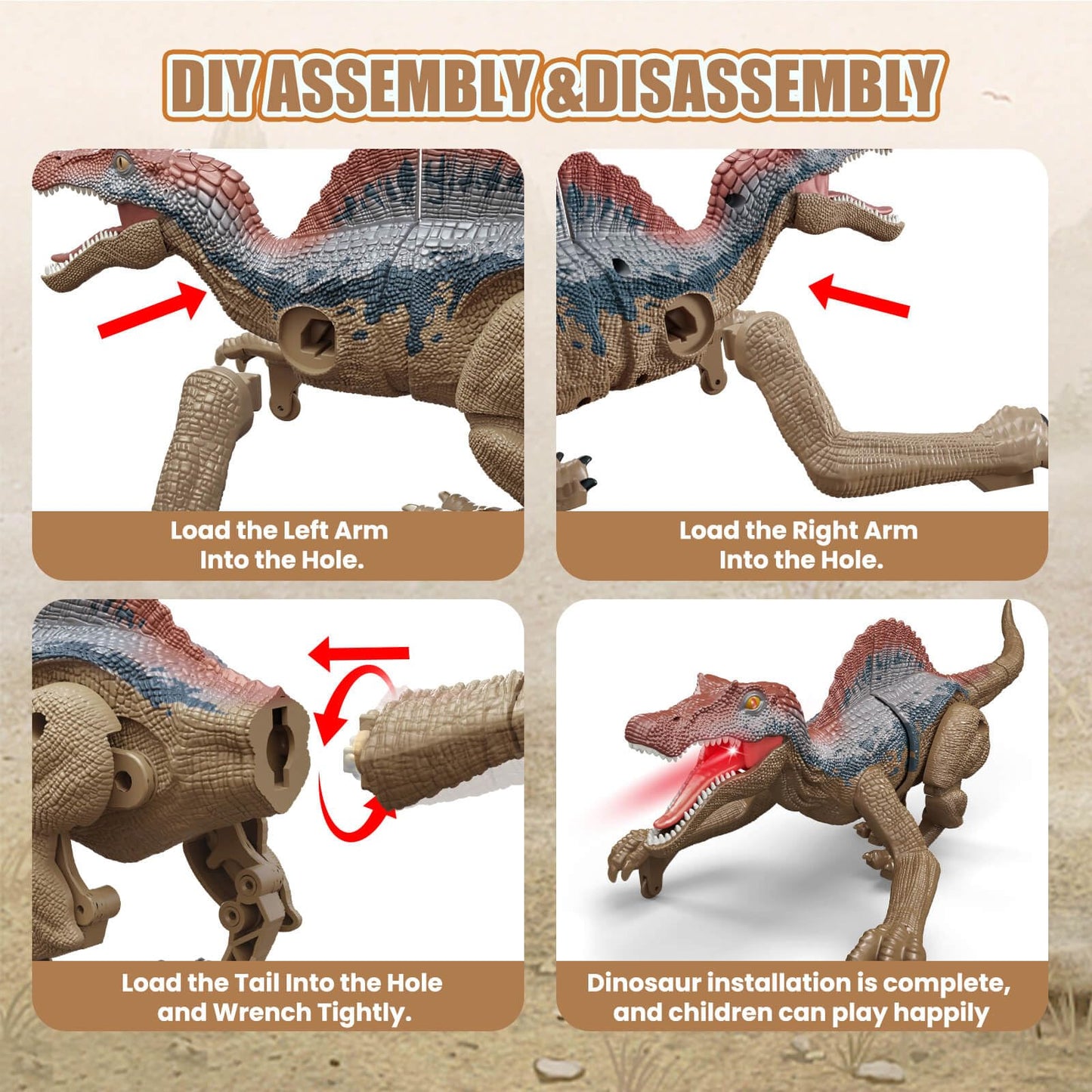Gretex Remote Control Dinosaur Toys For 3 4 5 6 7 8 Years Old, Dinosaurs For Boys Age 4-7, Velociraptor Toy, Rc Dinosaurs, Robot Dinosaur Toys For Kids 5-7, Toy For 3 4 5 6 7 8 Years Old Boys