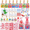 Pajean 28 Sets Valentines Day Gifts Watercolor Paint Set with Paintbrush Wooden Easel Mini Painting Canvas Panel Valentines Craf