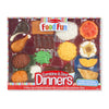 Melissa & Doug Food Fun Combine & Dine Dinners - Red - Realistic Play Food For Kids Kitchen, Pretend Play Food Set For Kids Ages