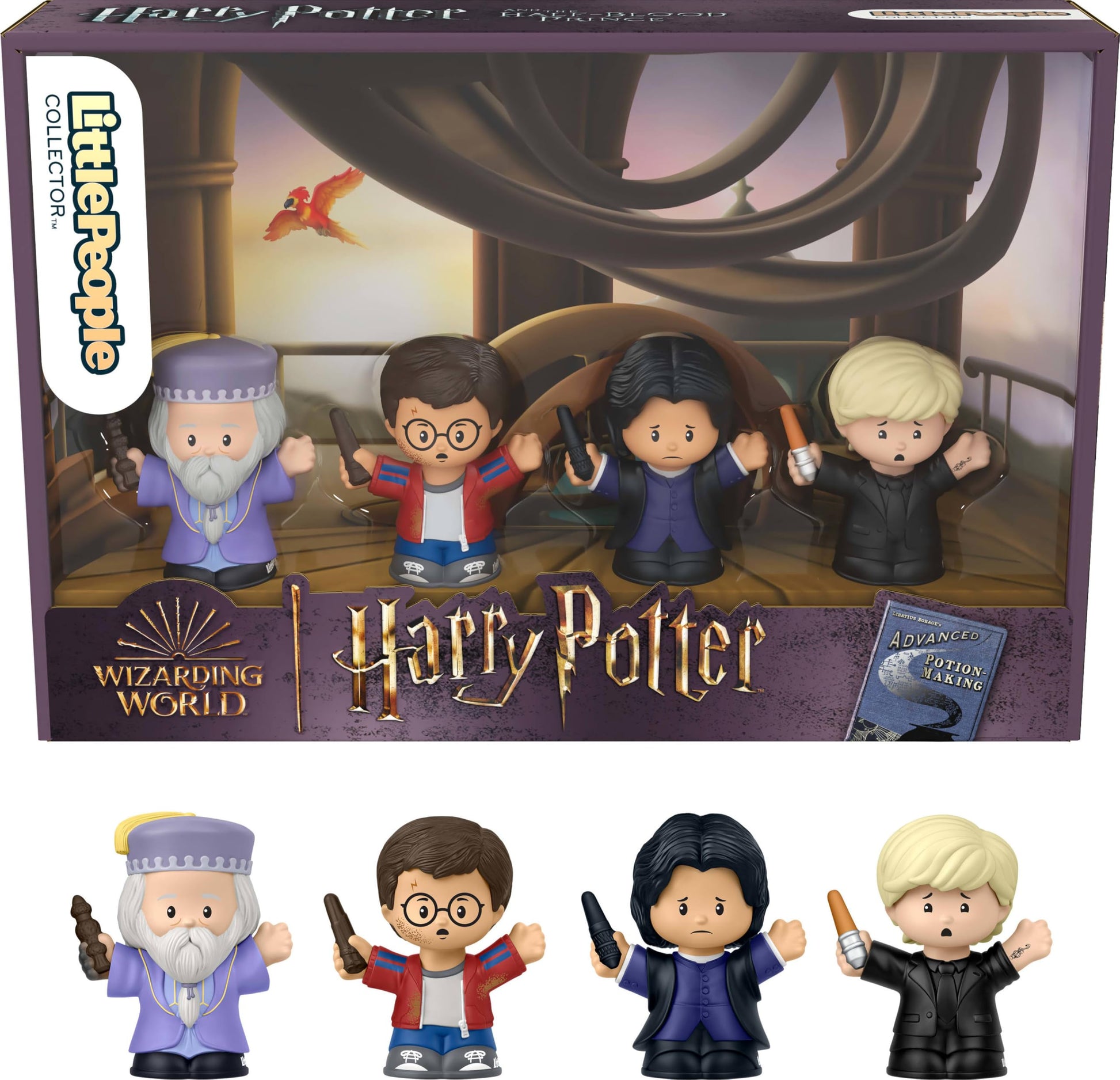 Little People Collector Harry Potter and The Half-Blood Prince Special Edition Set for Adults & Fans, 4 Figures in a Display Box