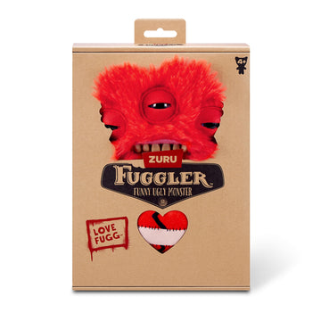 Fuggler Love Fugg Plush Toy - Funny Ugly Monster, 8.27 Red, Polyester, Model 15711B - Collectible Fun