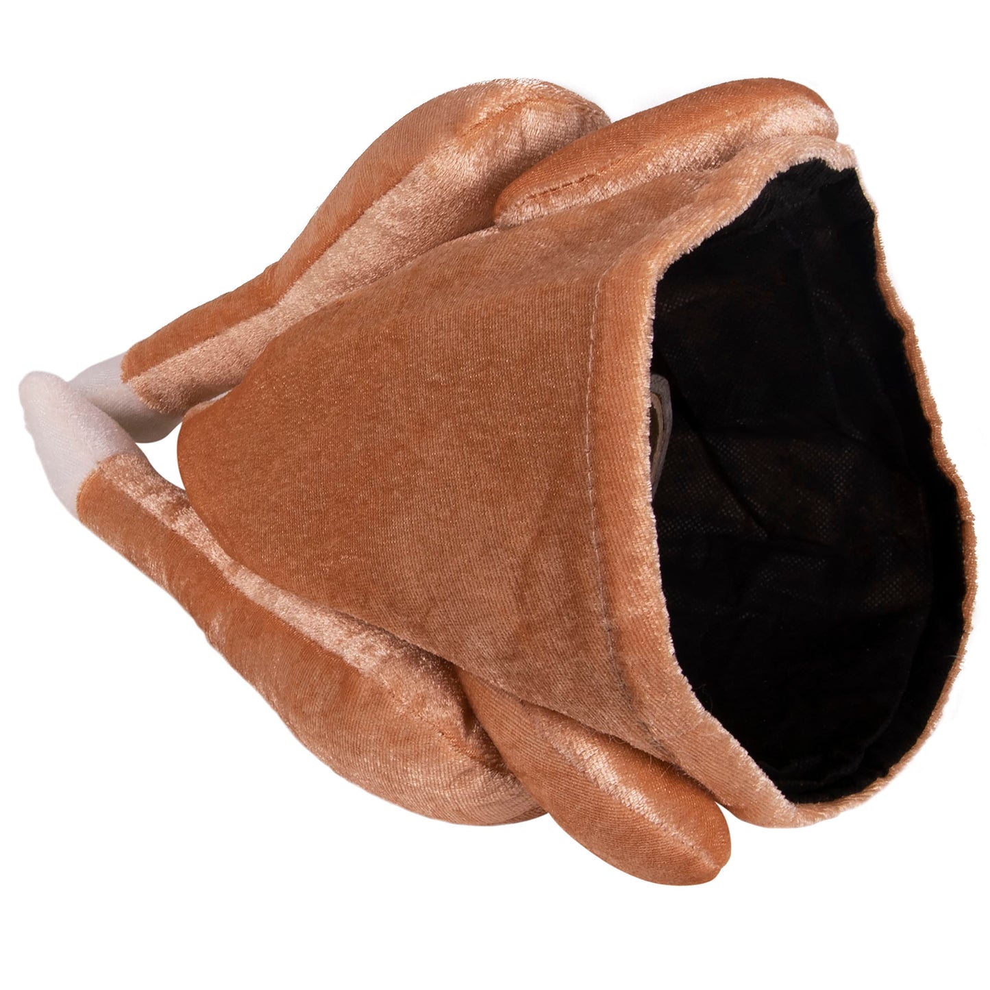 Kangaroo Plush Thanksgiving Day Roasted Turkey Hat Tan