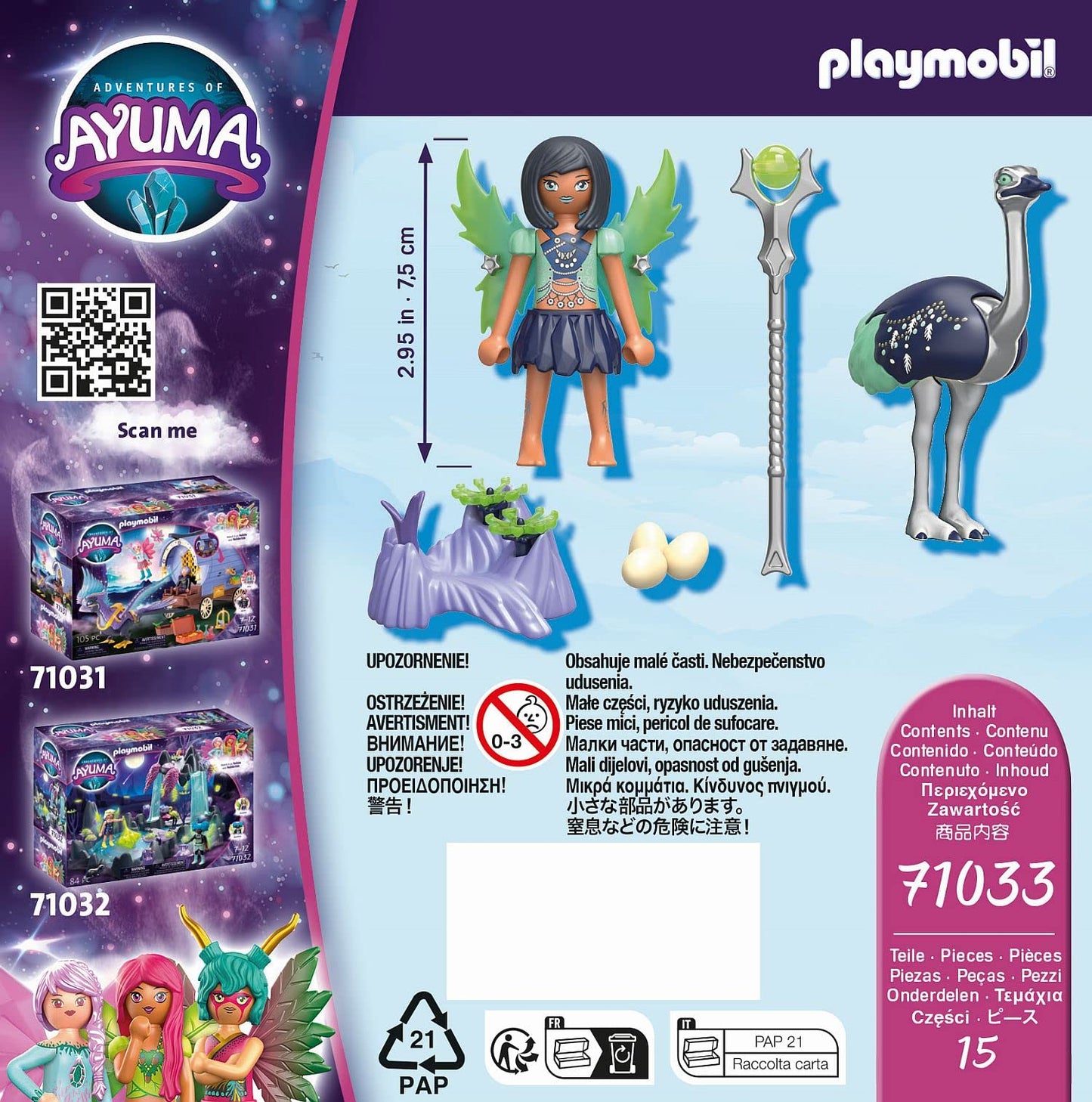 Playmobil Adventures Of Ayuma Moon Fairy With Soul Animal