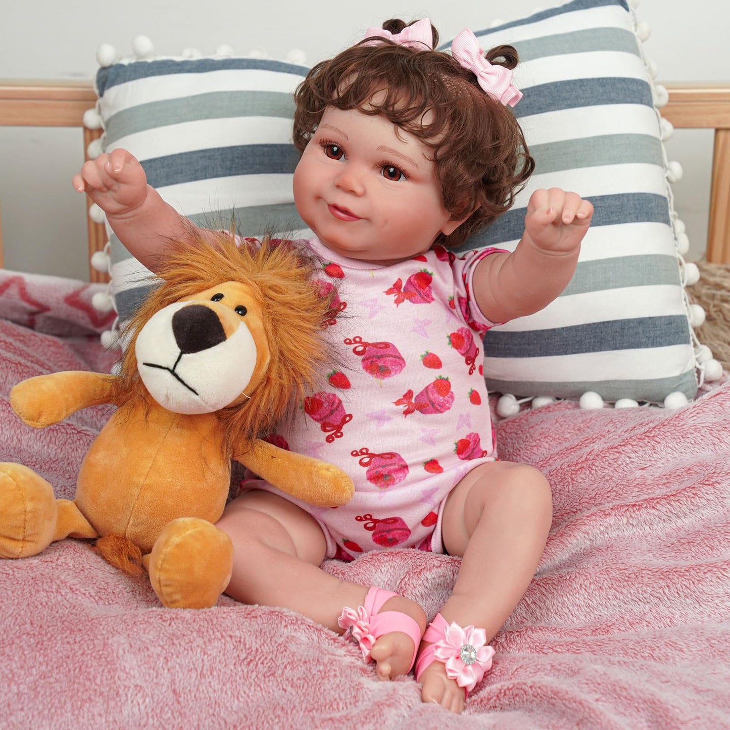 Babeside Lifelike Reborn Baby Doll With Heartbeat Maddy, 20 Inch Handmade Reborn Baby Dolls Girl With Crying And Babbling Voice, Real Baby Dolls That Look Real For Girls Boys Kids Age 3+