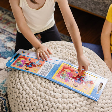 Melissa & Doug Blue'S Clues & You! Take-Along Magnetic Jigsaw Puzzles (2 15-Piece Puzzles)