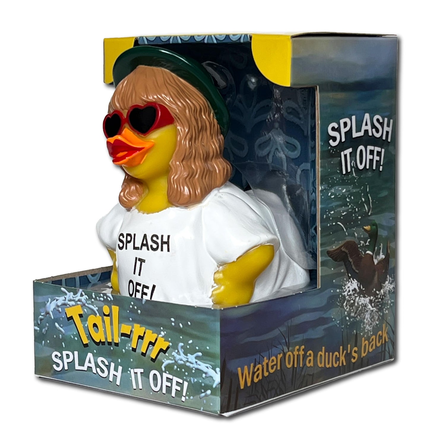 Celebriducks - Tail-Rrr - Floating Rubber Ducks - Collectible Bath Toy Gift For Kids & Adults Of All Ages