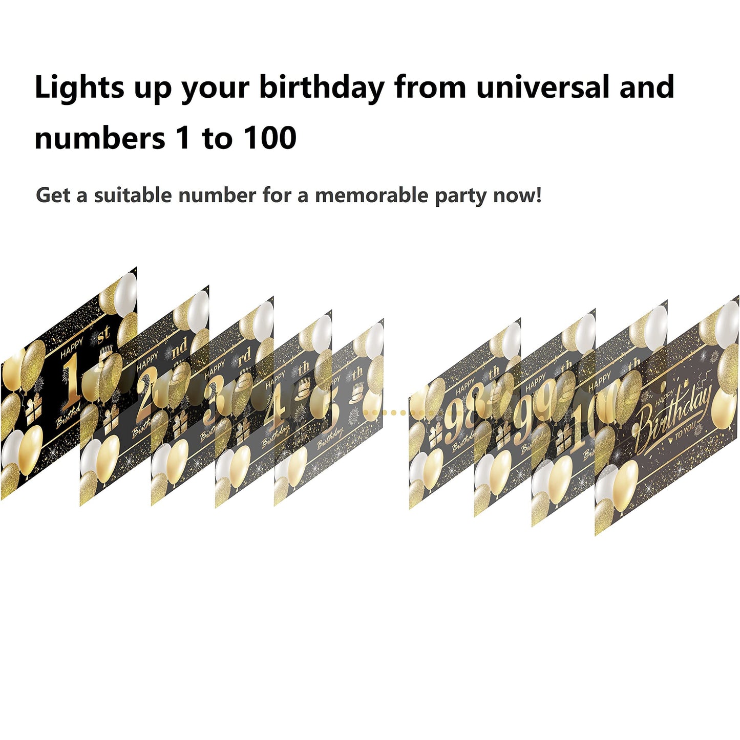 10Th Happy Birthday Banner Birthday Decorations For Men Birthday Party Decorations Birthday Backdrop