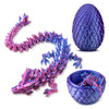 Mydethun 3D Printed Dragon Egg With Dragon Inside - Unique Executive Toy For Office Decor And Kids' Concentration For Dragon Lov