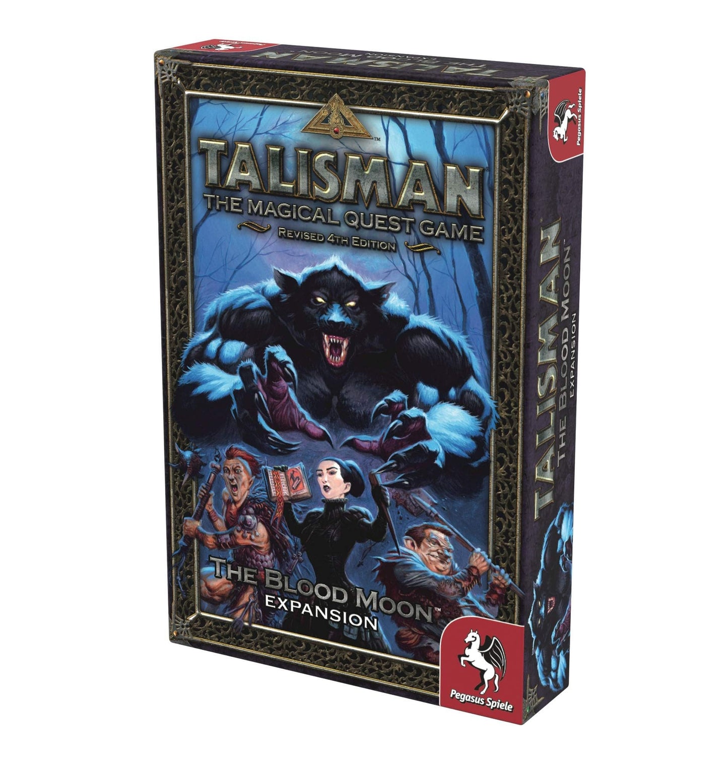 Pegasus Spiele Talisman: The Blood Moon Board Game, Blue, Model 56207E, Cardboard