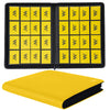 MORABTO enhanced 1000+ Pockets Card Binder 16 Pockets Trading Card Binder Ringless Side Loading Trading Card Album Folder for TCG -Yellow