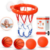 MARPPY Bath Toys - Bathtub Basketball Hoop for Kids - Mold Free - Includes 4 Soft Balls - Orange - Small - Model 144807-4