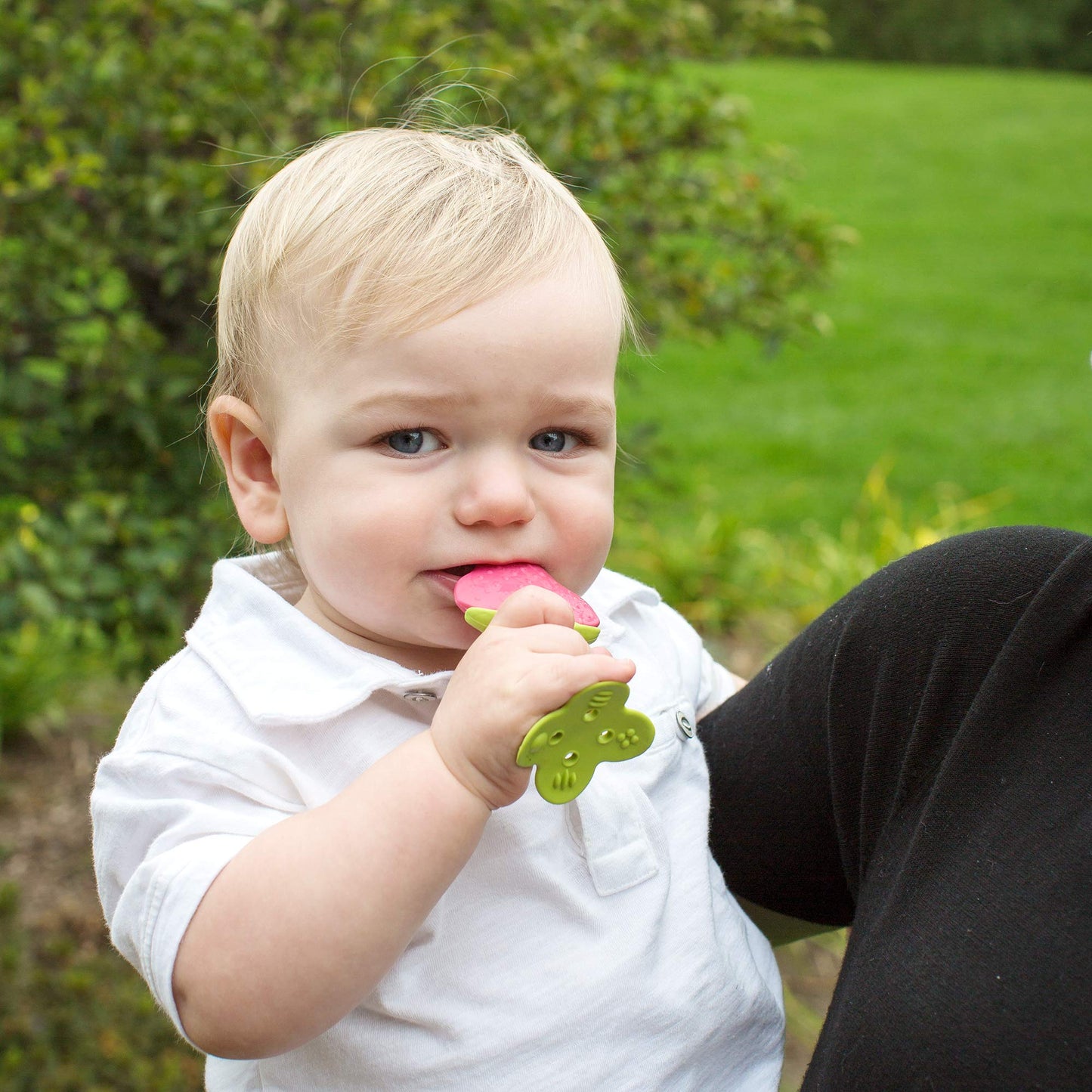 Award Winning Original Teethin Smart Ez Grip Fruit Teether By Innobaby - Sore Gum Relief For Front Teeth & Molars With Bpa Free