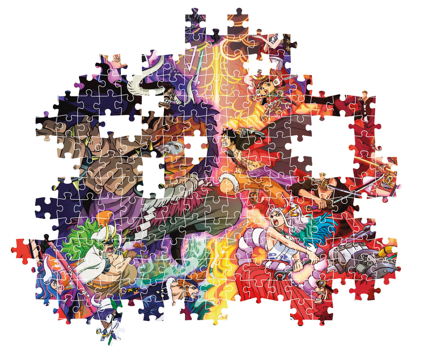 Clementoni - 39751 - Puzzle Anime One Piece - Jigsaw Puzzle 1000 Pieces, Jigsaw Puzzle for Adults - Made in Italy